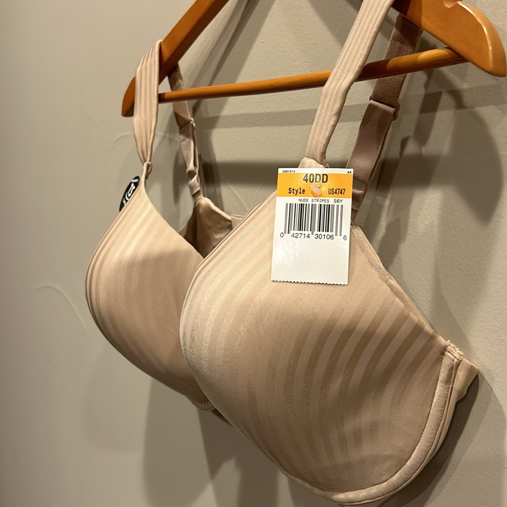 PLAYTEX NWT nude TruSupport bra size 40DD - Picture 3 of 4